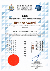 <div style="text-align:center;">
	防止警鐘誤鳴獎
</div>
